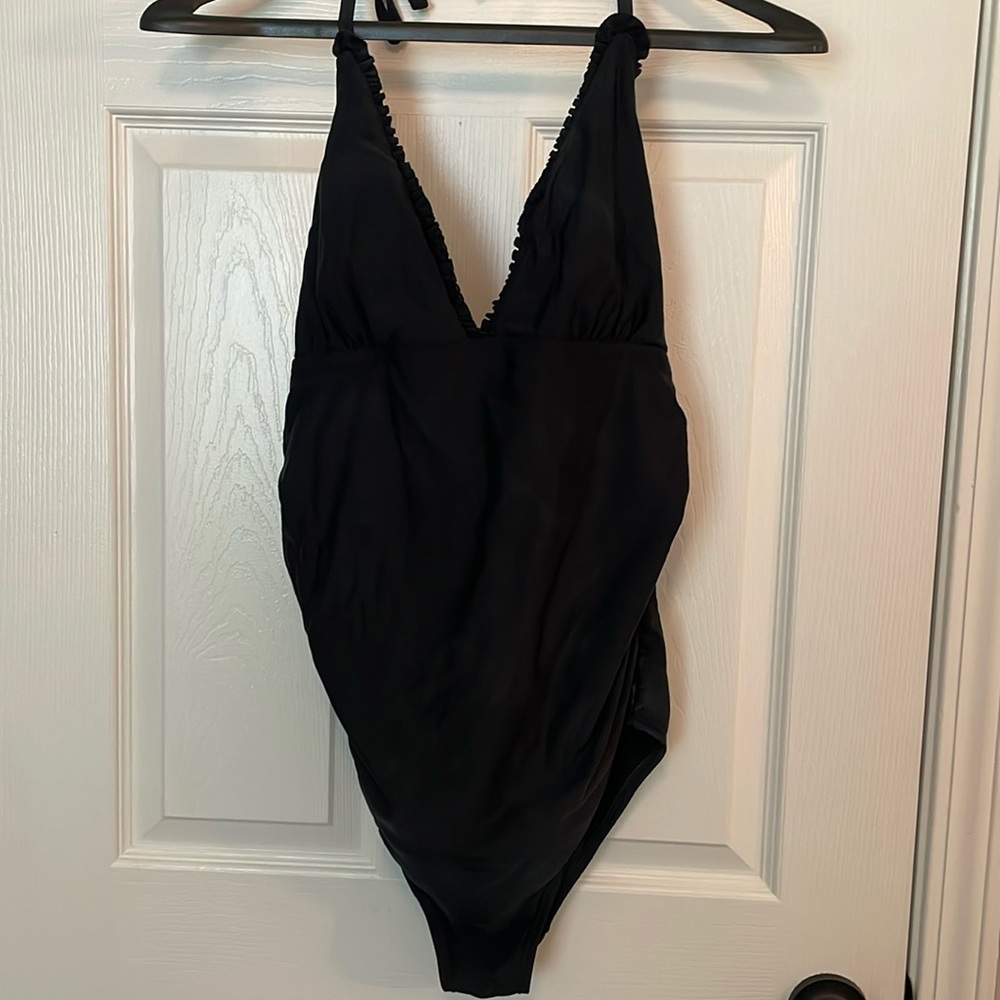 Pink Plush maternity bathing suit